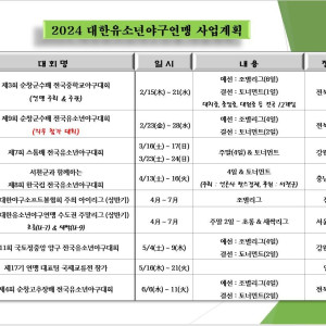 연간일정